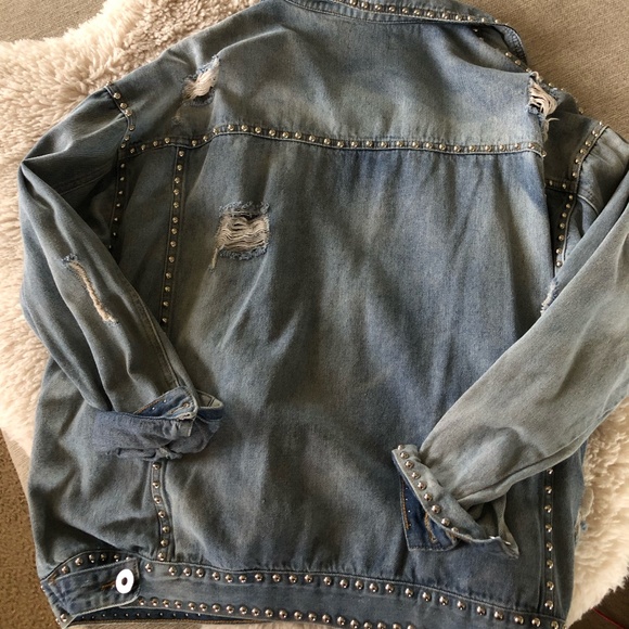 Distressed Jean Jacket - Picture 3 of 3